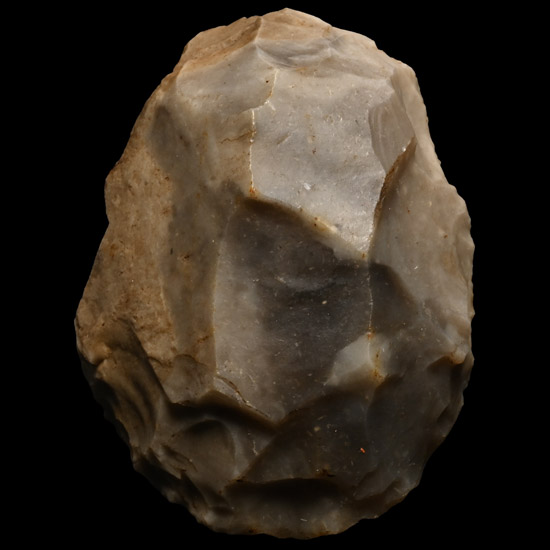 British Stone Age Knapped Flint Scraper from Tilford