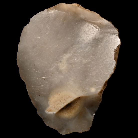 British Stone Age Knapped Flint Scraper/Knife from Farnham