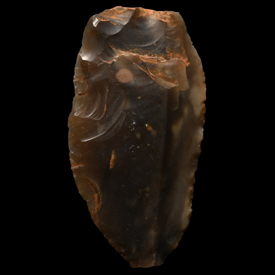 British Stone Age Knapped Flint Knife from Farnham