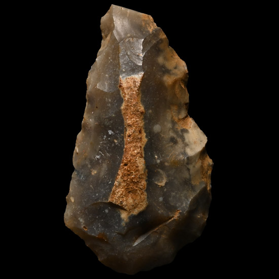 British Stone Age Knapped Flint Bifacial Knife from Farnham