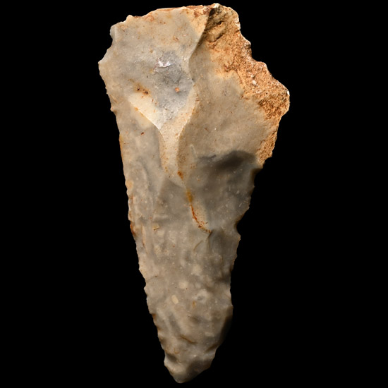 British Stone Age Knapped Flint Bifacial Knife from Farnham