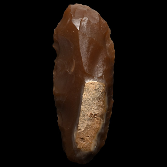 British Stone Age Knapped Flint Slug Knife from Farnham