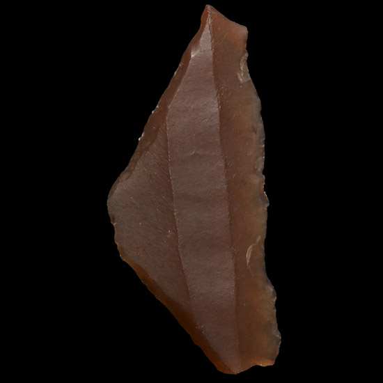 British Stone Age Knapped Flint Trapeze Arrowhead from Farnham