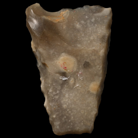 British Stone Age Knapped Flint Chisel Tip Arrowhead from Farnham