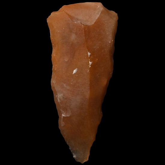 British Stone Age Knapped Flint Chisel Tip Arrowhead from Farnham
