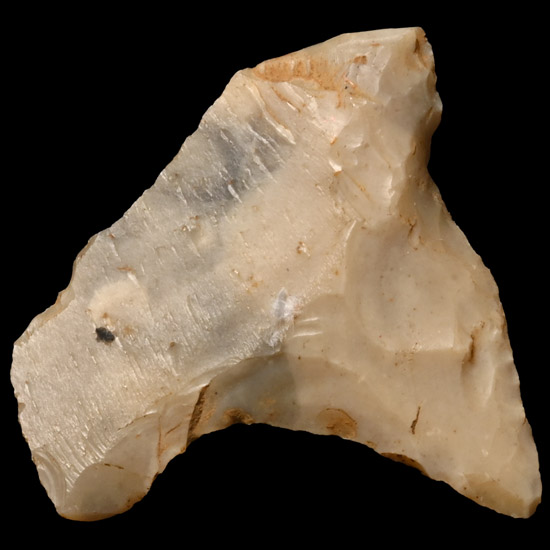 British Stone Age Knapped Flint Chisel Tip Arrowhead from Farnham