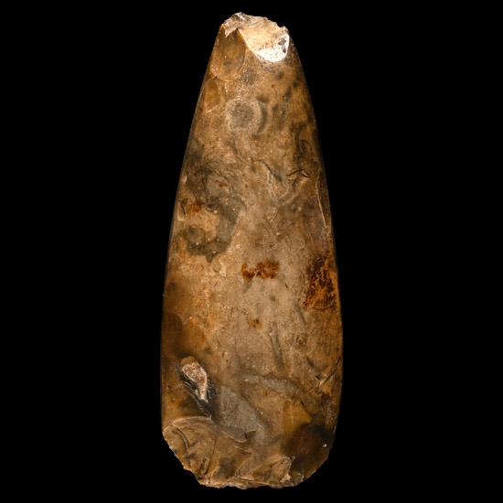 Stone Age Polished Flint Axe Head