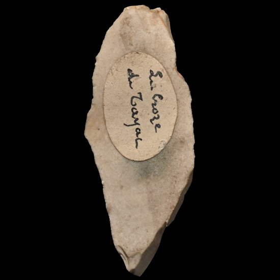 French Stone Age Knapped Flint Dihedral Burin