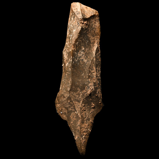 French Stone Age Knapped Flint Burin