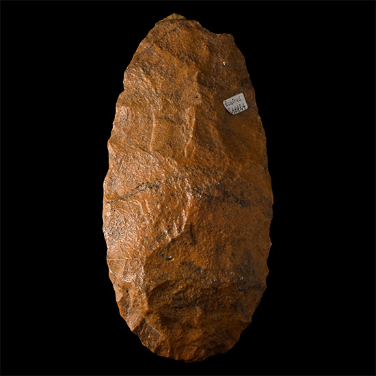 Very Large African Stone Age Homo Erectus Knapped Quartzite Handaxe