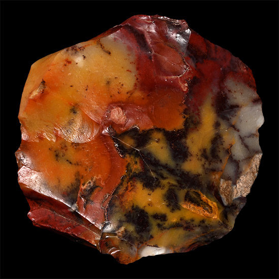 Stone Age Mousterian Knapped Fontmaure Jasper Neanderthal Ovate Scraper