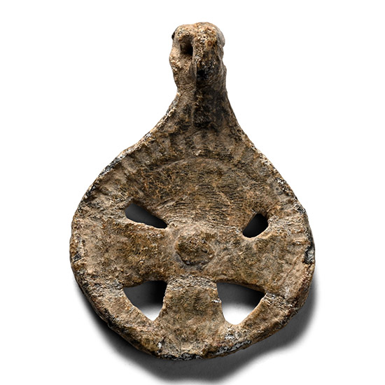 Medieval Pewter Cross Pilgrims Pendant