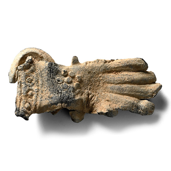 Medieval Pewter Gauntlet Pilgrims Badge