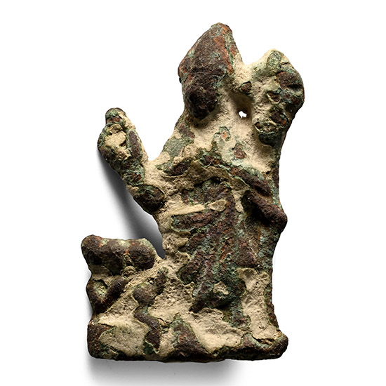 Medieval Bronze Pilgrims Badge of St Christopher