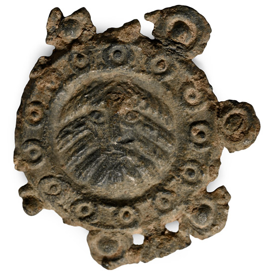Medieval Pewter John the Baptist  Pilgrims Badge