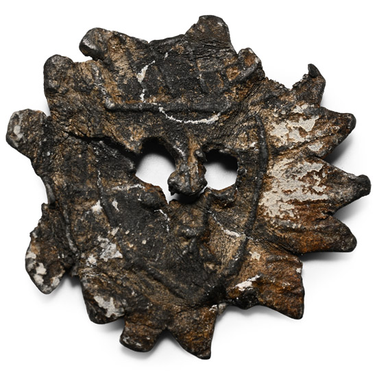 Medieval Pewter Pilgrims Badge with Sun in Splendour