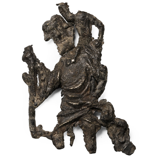 Medieval Pewter Pilgrims Badge with St Christopher