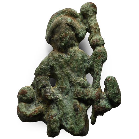 Medieval Pewter Saint Christopher Pilgrims Badge