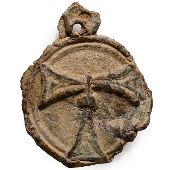 Medieval Pewter Knights of St Anthony Pilgrims Badge
