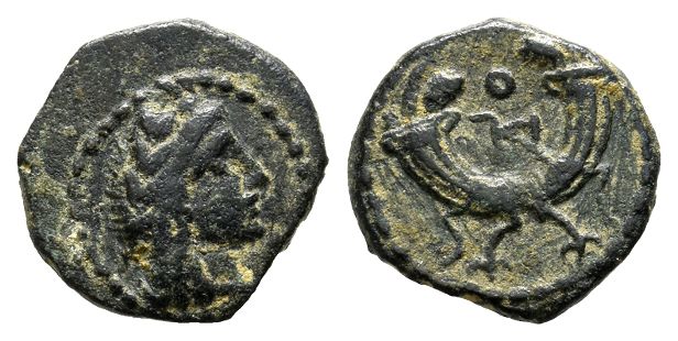 Nabataea, Aretas IV AE 13mm.