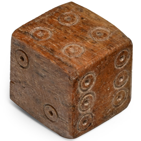 Large Roman Gaming Die