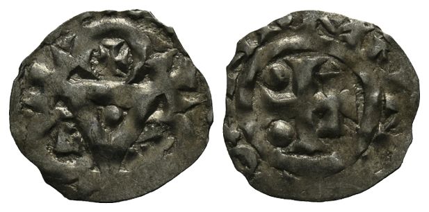 France, Provincial. Normandie, Guillaume II le Conquérant (William the Conqueror) AR Denier.