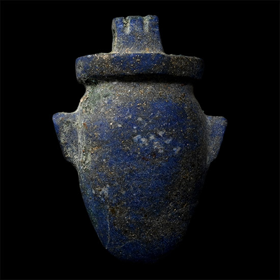 Egyptian Lapis Lazuli Heart Amulet