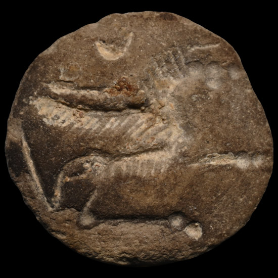 Western Asiatic Stone Stamp Seal with Engraved Design