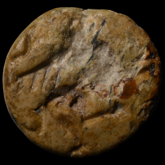 Western Asiatic Stone Stamp Seal with Engraved Design