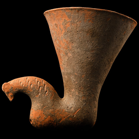 Western Asiatic Zoomorphic Terracotta Rhyton