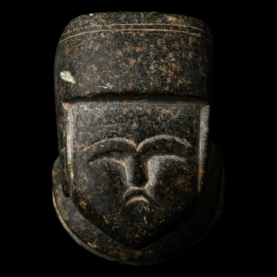 Seljuk Carved Stone Head of a Prince