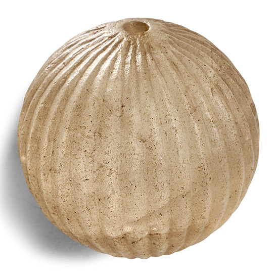 Large Sasanian Style Carved Rock Crystal Bead