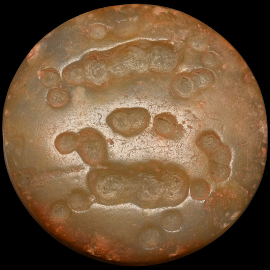 Large Mesopotamian Jemdet Nasr Type Animal Agate Stamp Seal