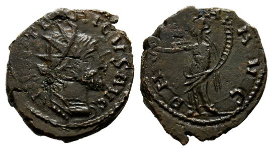 Tetricus I, Romano-Gallic Emperor BI Antoninianus.