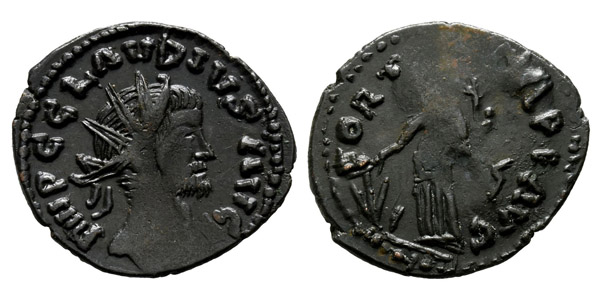 Claudius II Gothicus BI Antoninianus.