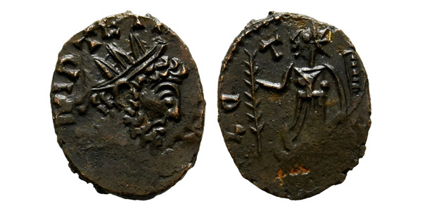 Tetricus I, Romano-Gallic Emperor BI Antoninianus.
