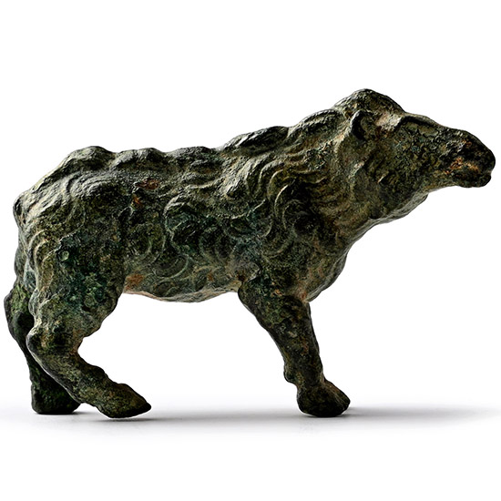 Roman Bronze Statuette of a Wild Boar
