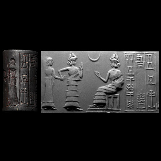 Professor Erlenmeyer’s First Cylinder Seal A Neo-Sumerian Haematite Seal of Abbamu, Scribe, Son of Bazige