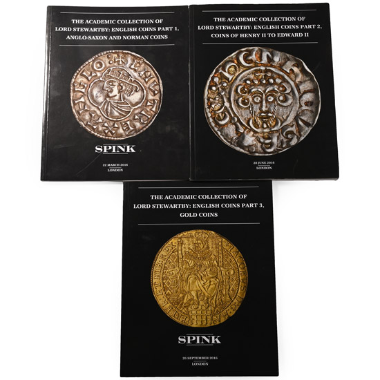 Spink Auction Catalogues - The Academic Collection of Lord Stewartby: English Coins Parts 1 - 3