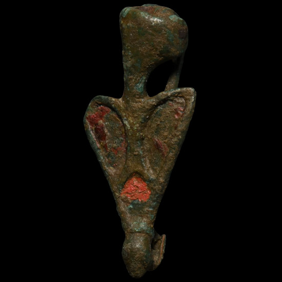 Romano-British Enamelled Bronze Fly Brooch