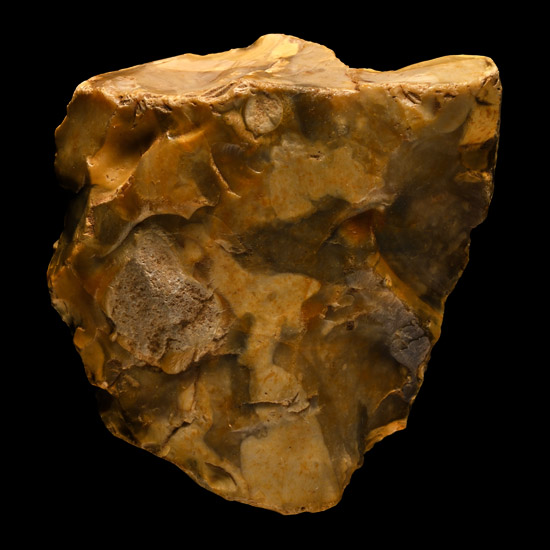 Stone Age Knapped Flint Chopping Tool