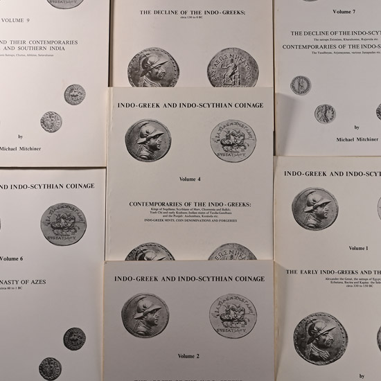 NEW BOOKS: Indo-Greek and Indo-Scythian Coinage Volumes Michael Mitchiner
