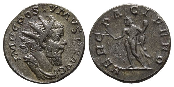 Postumus, Romano-Gallic Emperor AR Antoninianus.