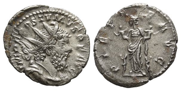 Postumus, Romano-Gallic Emperor AR Antoninianus.