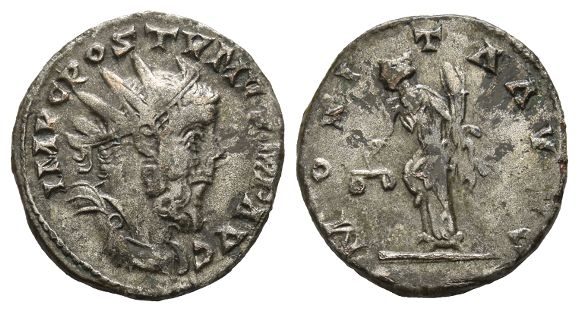 Postumus, Romano-Gallic Emperor AR Antoninianus.