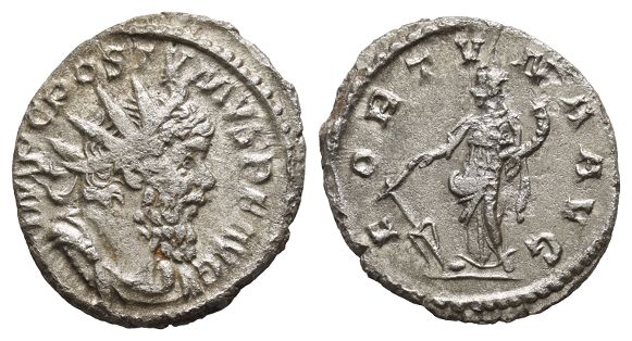 Postumus, Romano-Gallic Emperor AR Antoninianus.