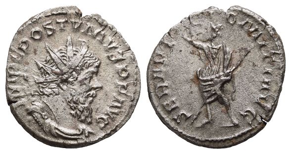 Postumus, Romano-Gallic Emperor AR Antoninianus.