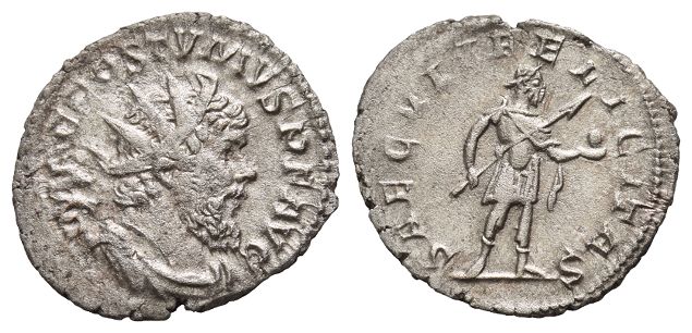 Postumus, Romano-Gallic Emperor AR Antoninianus.