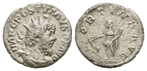 Postumus, Romano-Gallic Emperor AR Antoninianus.