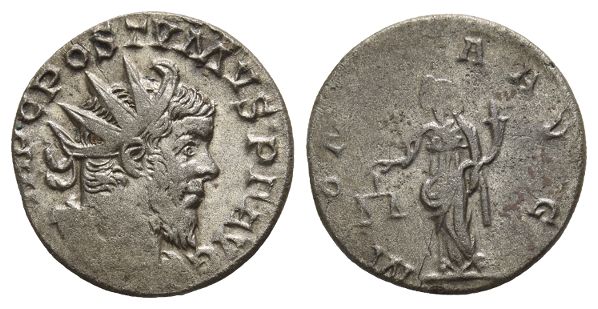 Postumus, Romano-Gallic Emperor AR Antoninianus.
